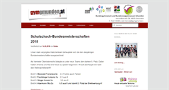 Desktop Screenshot of gymgmunden.at