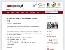 Tablet Screenshot of gymgmunden.at